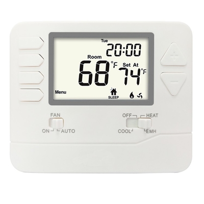 Riseem 24V Electronic Non Programmable Room Air Conditioning Heat Pump Thermostat for Home
