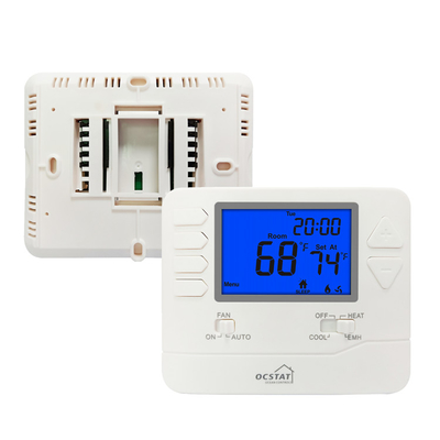 Riseem 24V Electronic Non Programmable Room Air Conditioning Heat Pump Thermostat for Home