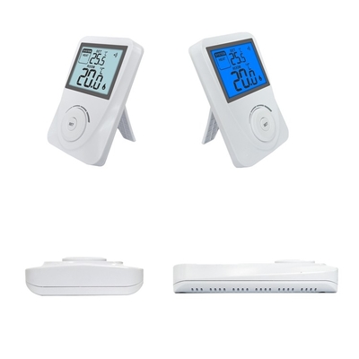 Riseem White / Blue Backlight Intelligent Non-programmable RF Heating and Cooling Thermostat