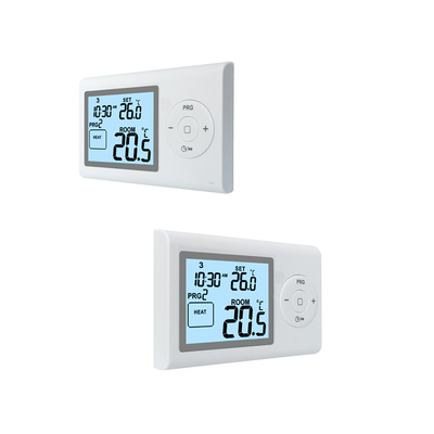 Riseem 7 Day Programmable Thermostat ,  WiFi Room Thermostat With Heating And Cooling Control