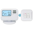 7 Day Programmable Heating and Cooling LCD Display Room Thermostat with Wireless