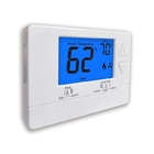 24V Single Stage Temperature Calibration Adjustment Home Thermostat Non-programmable