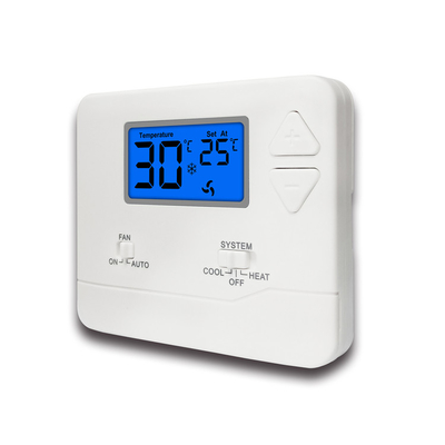 Riseem 24V White Color Programmable Digital Room Home Thermostat Temperature Control For Heating Parts