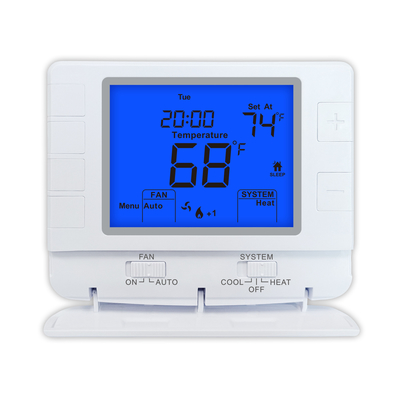 Auto Changeover Universal AC LCD Display Non Programmable Thermostat 24 Volt