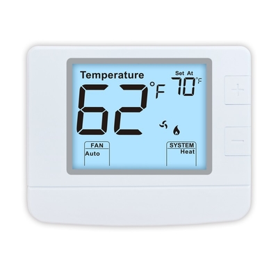 Riseem Single Stage Air Conditioner Controller Temperature Controller Heating Non-programmable Thermostat for Home