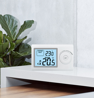 Riseem Temperature Control Room Heating Thermostat , Digital House Thermostat White Color