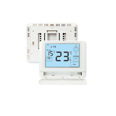 Riseem Battery Powered NTC Programmable Room Thermostat For Air Condtioner