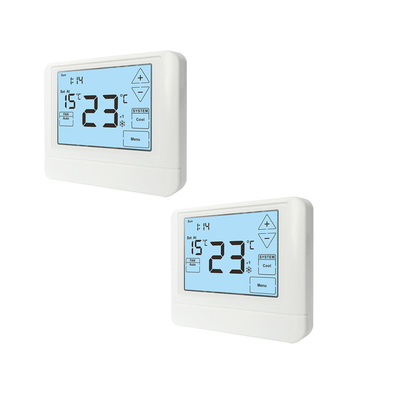 Riseem Battery Powered NTC Programmable Room Thermostat For Air Condtioner