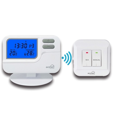 Riseem 230V LCD System Digital Room Thermostat 7 Days Programmable Temperature Controller for Boiler