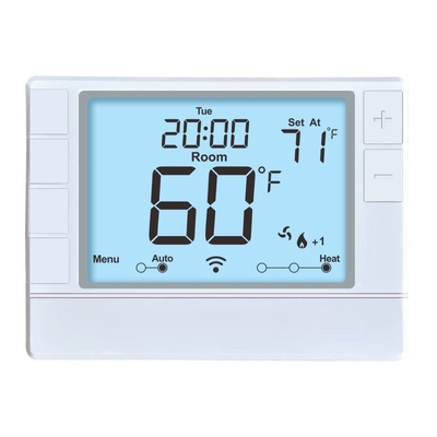 Riseem 24V Non Programmable Room Air Conditioning Heat Pump 2 Heat 1 Cool Thermostat For Home