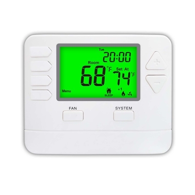 Riseem New WFI 24V Digital LCD 2 Heat 1 Cool Programmable Heat Pump Temperature Controller WiFi Thermostat AC With Alexa