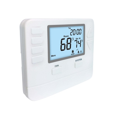 Riseem New WFI 24V Digital LCD 2 Heat 1 Cool Programmable Heat Pump Temperature Controller WiFi Thermostat AC With Alexa