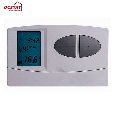 Weekly Programmable Water Heating Wireless Room Riseem Thermostat With Digital LCD Display