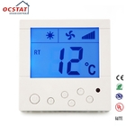 FCU Digital Temperature Control Heating Fan Coil Room Thermostat with Remote Control