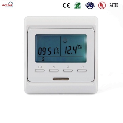 Temperature Control Underfloor Water Heating Room Thermostat Wired 7 Day Programmable