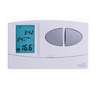 Riseem 7 Day Programmable Temperature Control Heating Room Thermostat with Battery