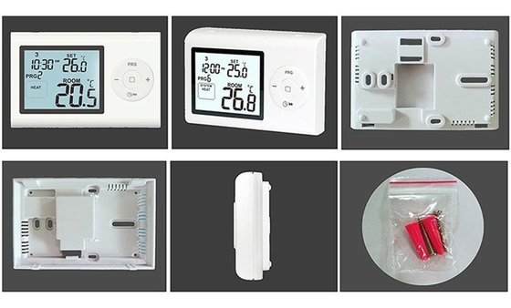 Double Function Electronic Room Thermometer , Seven Day Programmable Thermostat