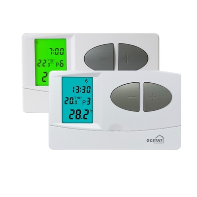 230V Digital Temperature Control Programmable LCD Room Thermostat For Gas Boiler Floor Heating