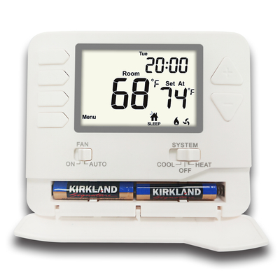 24V 2 Heat 2 Cool Digital Non Programmable Room Thermostat For HVAC Systems