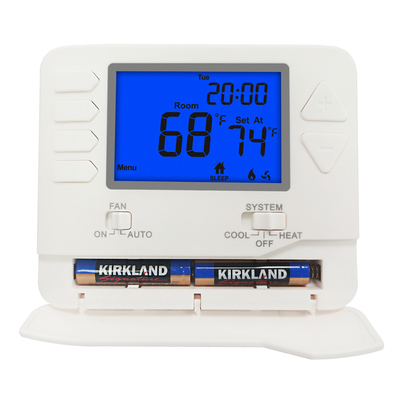 24V 2 Heat 2 Cool Digital Non Programmable Room Thermostat For HVAC Systems