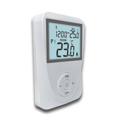 230V 7 Day Programmable White Color Gas Boiler Digital Heating Room Thermostat