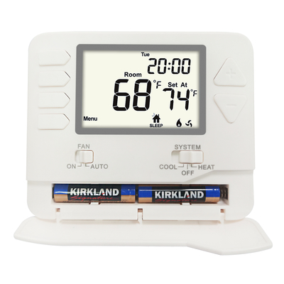 24V 1 Heat 1 Cool Programmable Air Conditioner Thermostat For HVAC System