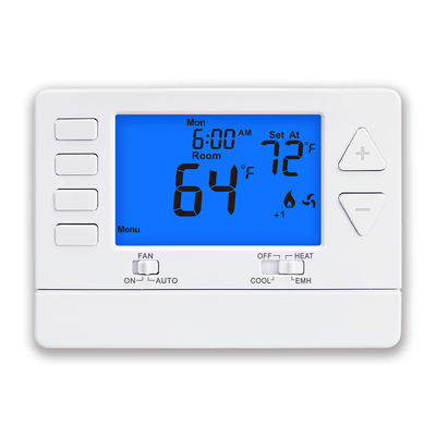 Innovative Control Mode Heating And Cooling Switch Electronic Room Thermostats With 24V Power