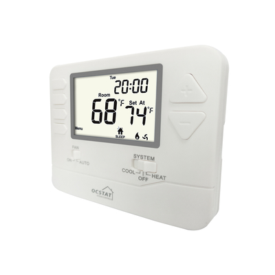 24V Electronic Programmable Room Thermostat  Large Screen Dispaly