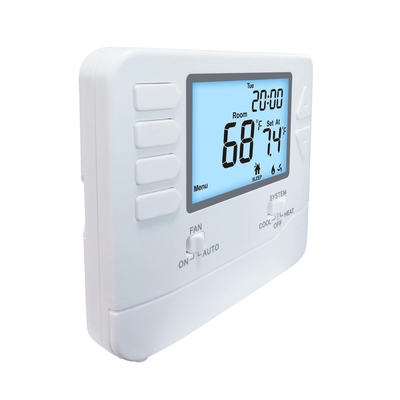 LCD Display Programmable Room Thermostat with Temperature Control and Multiple Programming Options
