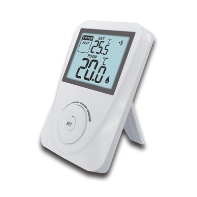Blue LCD Backlight Smart Non-programmable RF Heating and Cooling Thermostat