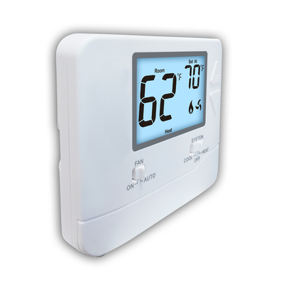 Non-programmable LCD Backlight Single Stage 24V HVAC Home Thermostat