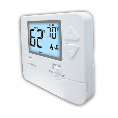 Non-programmable LCD Backlight Single Stage 24V HVAC Home Thermostat