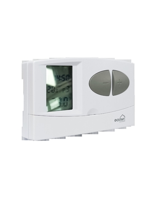 Powerful Wired Room Thermostat with LCD Digital Display Battery Powered Temperature Range 5-35C