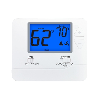 White ABS Digital Room Thermostat for Advanced Temperature Control and Energy Efficiency in Any Room