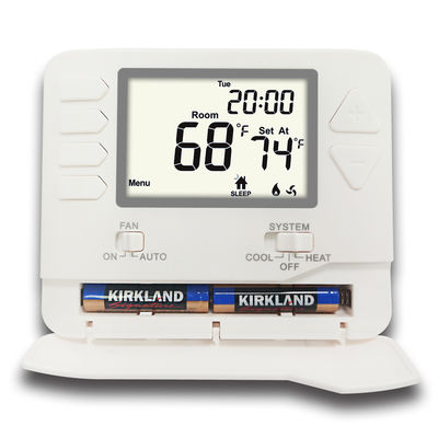 High Temperature Thermostat Non Programmable Thermostat with Blue Backlight and Heating And Cooling Mode Switch