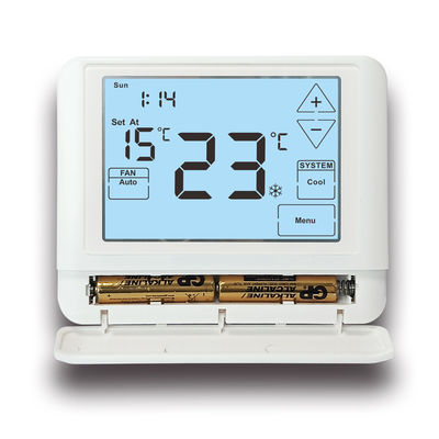 1Heat 1 Cool Electric or Gas Configurable High Temperature Thermostat with Touchscreen