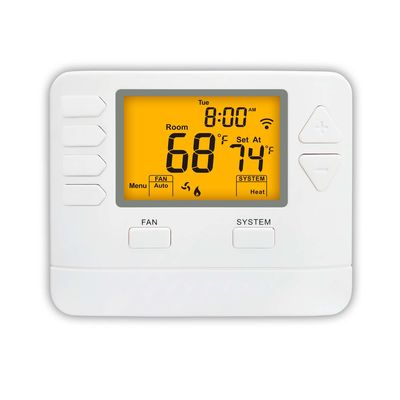 ±1C Accuracy Non-Programmable ABS Digital Room Thermostat with Programmability and ABS Material
