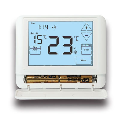 Riseem Wifi 24V Wireless Room Thermostat Weekly Programmable ABS Air Conditioner TUYA Thermostats