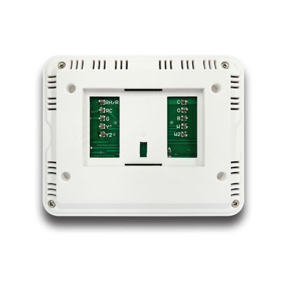 Large LCD Screen White Color Wireless Digital Room Thermostat With NTC Sensor