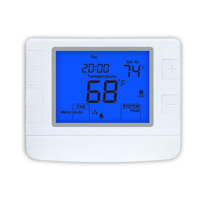 Single Stage Programmable 2 Heating And 1 Cooling 24V  LCD Display Digital Room Thermostat Air Conditioning System