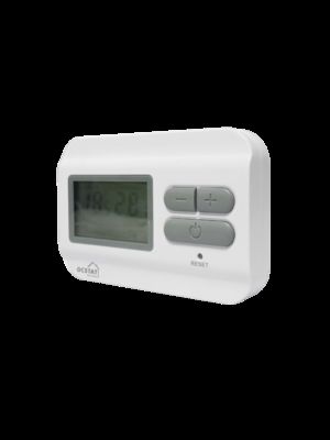 Effortless Temperature Control Programmable Room Thermostat Battery Power Supply