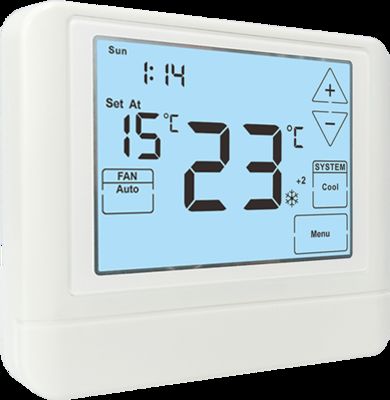 Non-Programmable White Digital Room Thermostat For Temperature Control Efficiency