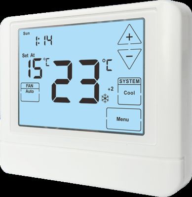Non-Programmable White Digital Room Thermostat For Temperature Control Efficiency