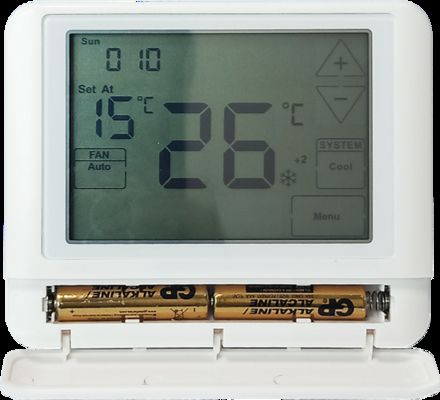 Non-Programmable White Digital Room Thermostat For Temperature Control Efficiency