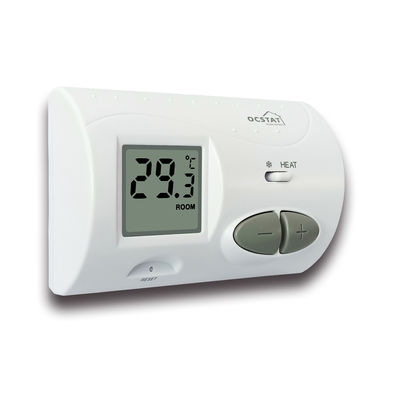 Energy-Saving ABS White Room Heating Thermostat For Optimal Temperature Control