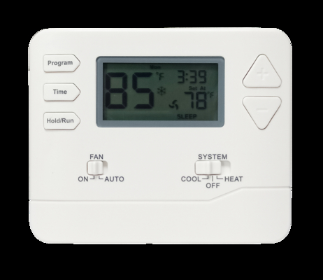 Non-Programmable White Programmable Room Thermostat For Comfortable Temperature Control And Energy Efficiency