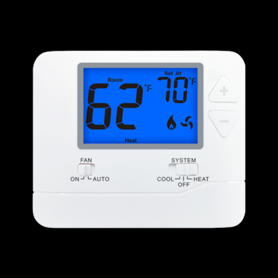Eco-friendly 24V OEM/ODM Digital Non Programmable Thermostat For Air Conditioner