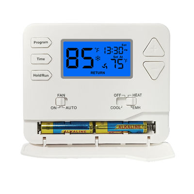 Riseem ±1°C Accuracy Heat Pump 7 Day Thermostat for Wall or Junction Box Mounting Means and Conventional or Heat Pump Applications