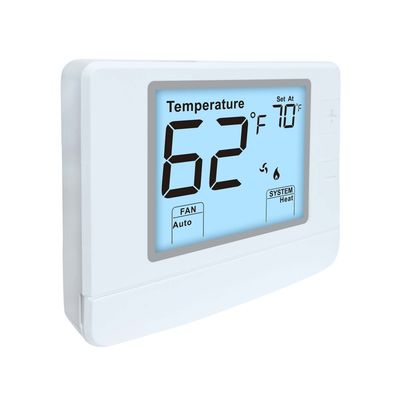 Non-programmable Wireless Room Thermostat with Wi-Fi 2.4GHZ Smart Life Works With Alexa Material Anti-flammable PC ABS