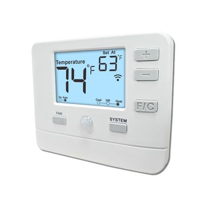 TUYA WIFI Infrared Human Sensor Wireless PTAC Thermostat for Energy-saving Mode Temperature Ranges 32°F 99°F